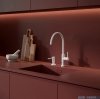 Omnires Modern Project dozownik mydła w płynie / płynu do naczyń biały mat MP60723WM